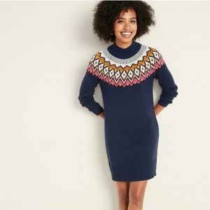 Nordic Sweater dress Size L